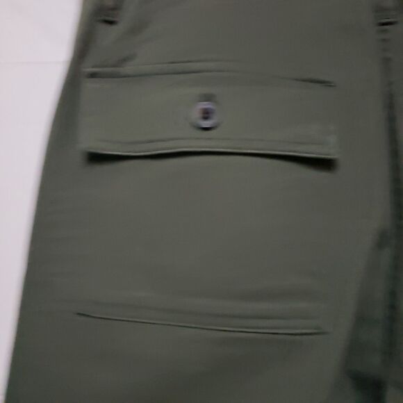 Women's a.n.a Wide Leg Trendy Hobo Chic Cargo Pants Olive Multi Pocket Sz 8 NWT - Picture 15 of 16